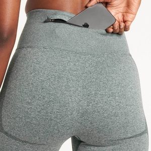 Pursue Fitness Hope Scope Dark Green Seamless Shorts
